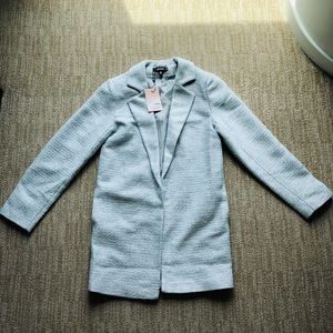 stone textured formal coat